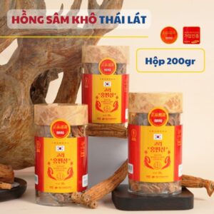 Hồng sâm Hàn Quốc thái lát 200g