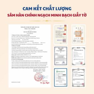 Hồng sâm Hàn Quốc thái lát 200g