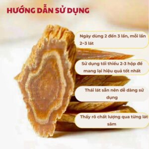 Hồng sâm Hàn Quốc thái lát 200g