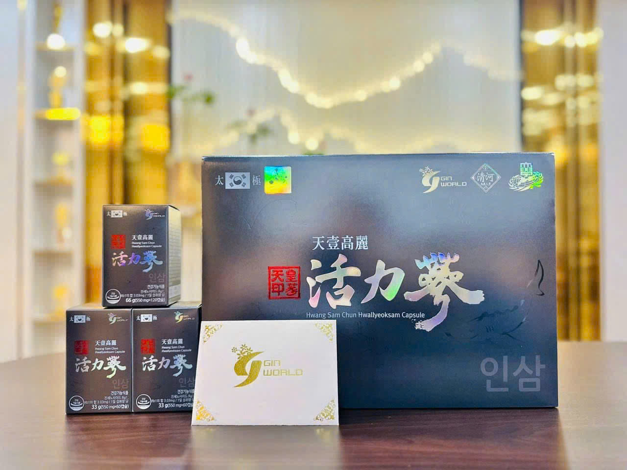 Thiên Sâm Trứng Cá Tầm Thượng Hạng Hwang Sam Chun