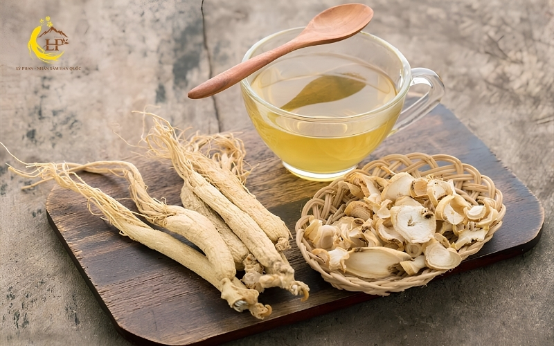 Cách pha trà từ nhân sâm tươi thái lát Cách pha trà từ nhân sâm tươi thái lát