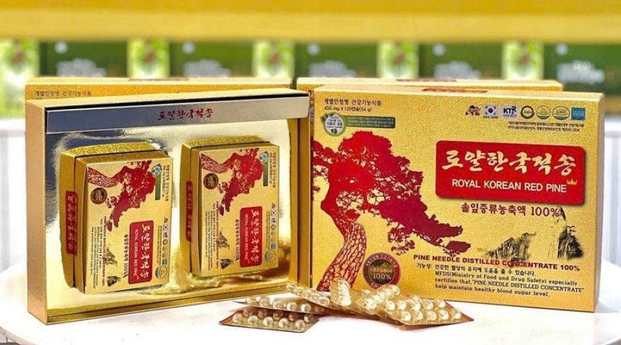 Nhân sâm Hàn Quốc Lý Phan tinh dầu thông đỏ Nhân sâm Hàn Quốc Lý Phan tinh dầu thông đỏ